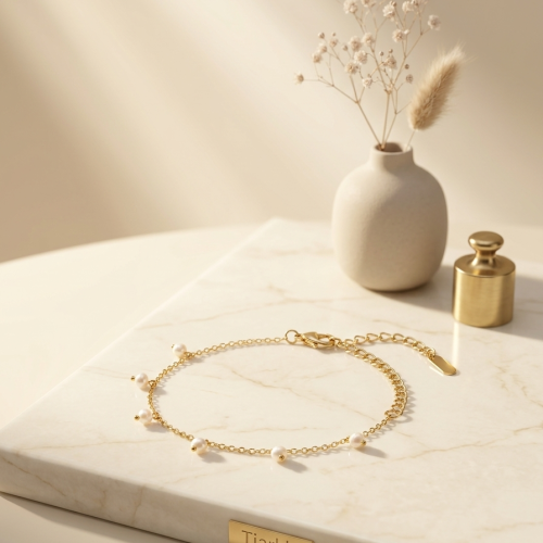 Floating Pearl Bracelet