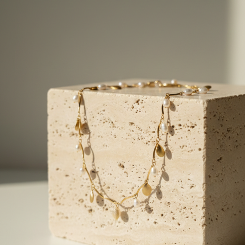 Pearl & Shell Charm Necklace